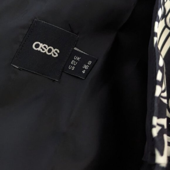 ASOS Aztec abstract print short sleeve mini dress - Picture 4 of 6